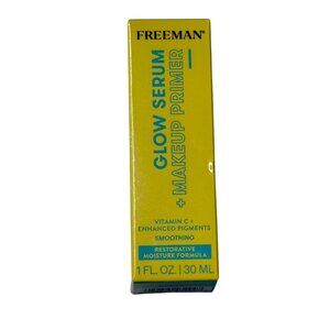 Freeman Glow Serum + Makeup Primer Vitamin C Vegan Clean Beauty